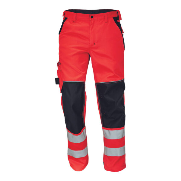 Pantallona HV Cerva Knoxfield FL290 red - 56