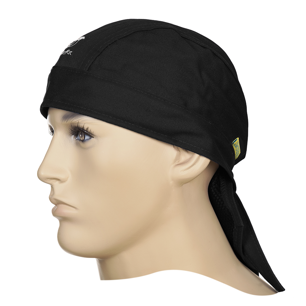 kapuc Fire Fox FR welding Doo-Rag black