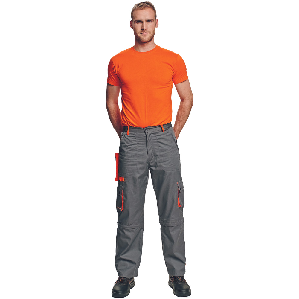 Desman trousers grey- orange-2