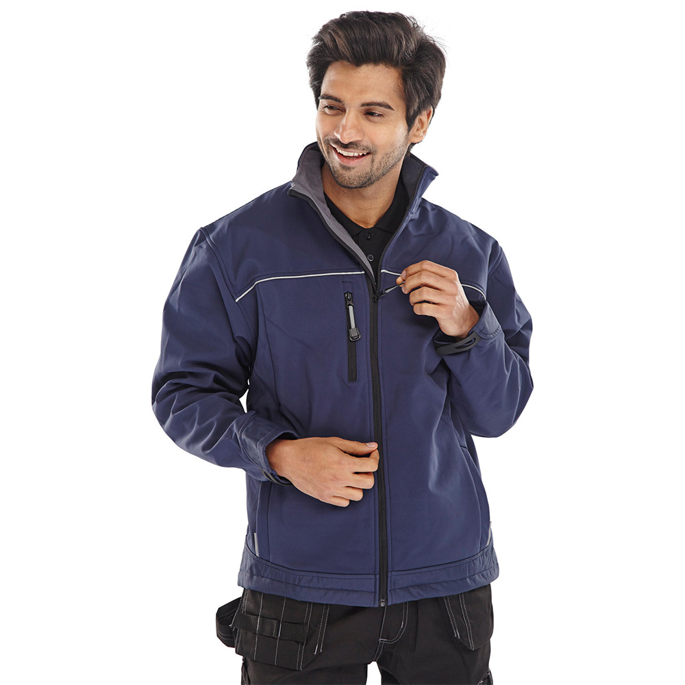 Soft Shell jacket navy blue – 1